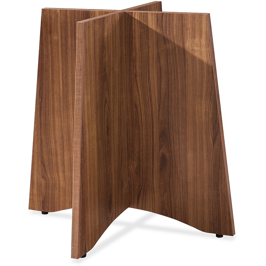 Lorell Essentials Round Conference Table Base 29" Height x 29.5" Width x 29.5" Depth - Material: Steel - Finish: Walnut - Sturdy - 1 Each (LLR69991)