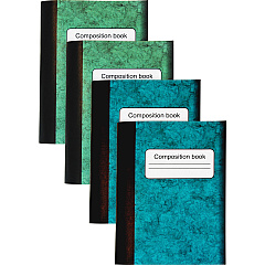 Sparco Composition Books 80 Sheets - 4.25" Height x 3.3" Width - Multi-colored Cover - Sturdy Cover, Durable - 4 / Pack (36126) Sparco Composition Books 80 Sheets - 4.25" Height x 3.3" Width - Multi-colored Cover - Sturdy Cover, Durable - 4 / Pack (36126)