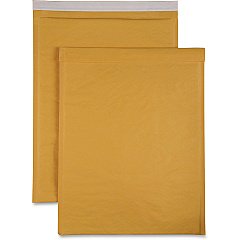 Sparco Size 7 Bubble Cushioned Mailers Bubble - #7 - 14 1/4" Width x 20" Length - Self-sealing - Kraft - Kraft - 50 / Carton (74987) Sparco Size 7 Bubble Cushioned Mailers Bubble - #7 - 14 1/4" Width x 20" Length - Self-sealing - Kraft - Kraft - 50 / Carton (74987)