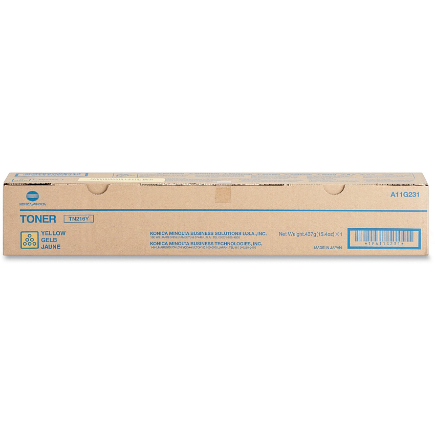 Konica Minolta TN216Y Yellow Toner Cartridge