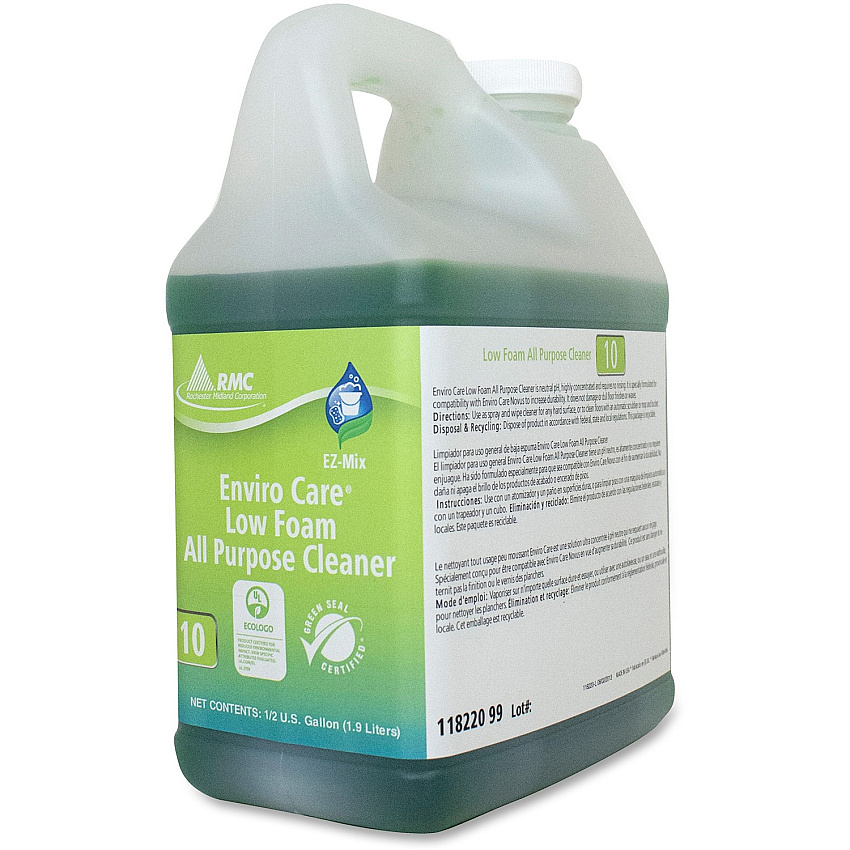 Rochester Midland RMC Enviro Care All-purpose Cleaner For General Purpose - Concentrate - 64.2 fl oz (2 quart) - pH Neutral, Bio-based - Green - 4 / Carton (11822099)