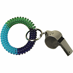 The Pencil Grip Wrist Coil Whistle 1.5" Height x 1.5" Width x 1.5" Length - Stainless Steel - 1 Each (26201) The Pencil Grip Wrist Coil Whistle 1.5" Height x 1.5" Width x 1.5" Length - Stainless Steel - 1 Each (26201)