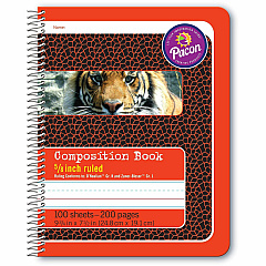 Pacon Composition Book 100 Sheets - 200 Pages - Spiral Bound - Short Way Ruled Front Ruling - 0.63" Ruled - 4.50" Picture Story Space - 7 1/2" x 9 3/4" Sheet Size - Red Cover - Recycled - 1 Each (2432) Pacon Composition Book 100 Sheets - 200 Pages - Spiral Bound - Short Way Ruled Front Ruling - 0.63" Ruled - 4.50" Picture Story Space - 7 1/2" x 9 3/4" Sheet Size - Red Cover - Recycled - 1 Each (2432)