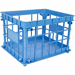 Storex Storage Crate External Dimensions: 14.3" Width x 17.3" Depth x 11.2" Height - Stackable - Assorted - For File, Classroom Supplies - Recycled - 3 / Set (61473U03C)