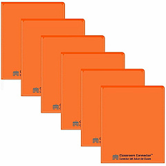 C-Line Classroom Connector Letter Report Cover 8 1/2" x 11" - 2 Internal Pocket - Orange - 25 / Box (32002) C-Line Classroom Connector Letter Report Cover 8 1/2" x 11" - 2 Internal Pocket - Orange - 25 / Box (32002)