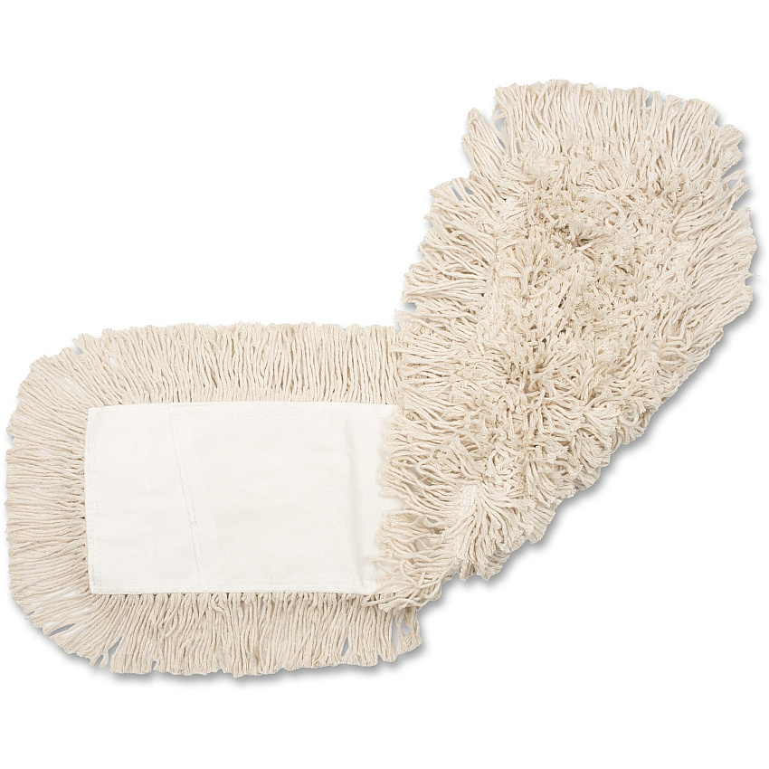 Genuine Joe Disposable Dust Mop Refill 5" Width x 48" Length - Disposable, 4-ply, Cut Ends, Quick Drying, Launderable - Synthetic - Natural - 2.12 lb - 1 Each (GJO48503)