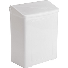 Safe-Use Sanitary Napkin Receptacle Wall Mountable - 10.6" Height x 9" Width x 4.6" Depth - Plastic - White - 1 Each (1102) Safe-Use Sanitary Napkin Receptacle Wall Mountable - 10.6" Height x 9" Width x 4.6" Depth - Plastic - White - 1 Each (1102)