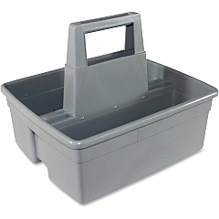 Impact Maids' Basket 2 Compartment(s) - 10.10" Height x 11.10" Width x 12.90" Length - Handle, Heavy Duty - Gray - Plastic - 1 Each (1803) Impact Maids' Basket 2 Compartment(s) - 10.10" Height x 11.10" Width x 12.90" Length - Handle, Heavy Duty - Gray - Plastic - 1 Each (1803)