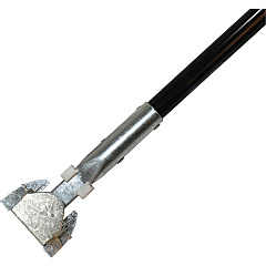 Genuine Joe Clip-on Dust Mop Steel Handle 60" Length x 1" Diameter - Black - Steel, Vinyl - 1 Each (GJO02332) Genuine Joe Clip-on Dust Mop Steel Handle 60" Length x 1" Diameter - Black - Steel, Vinyl - 1 Each (GJO02332)