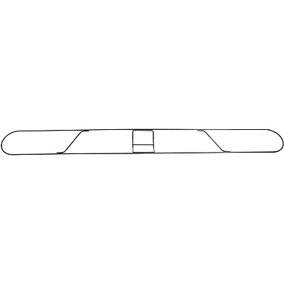 Genuine Joe Clip-on Long Dust Mop Frame Rust Resistant, Clip, Galvanized - Metallic - 1 Each (GJO48266)