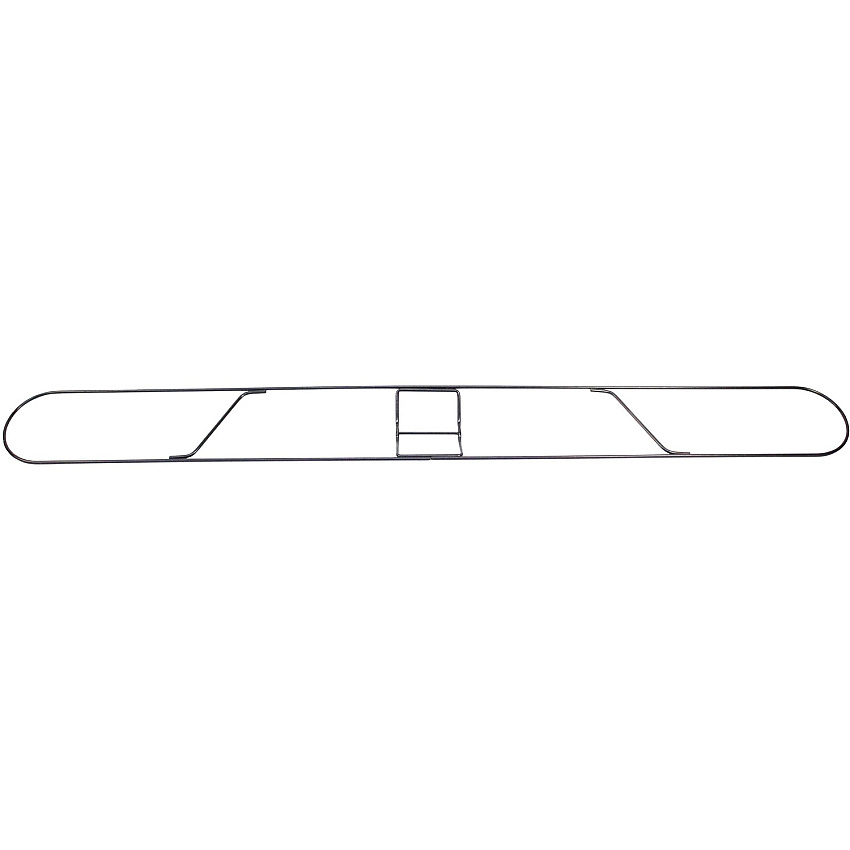 Genuine Joe Clip-on Long Dust Mop Frame Rust Resistant, Clip, Galvanized - Metallic - 1 Each (GJO48266)
