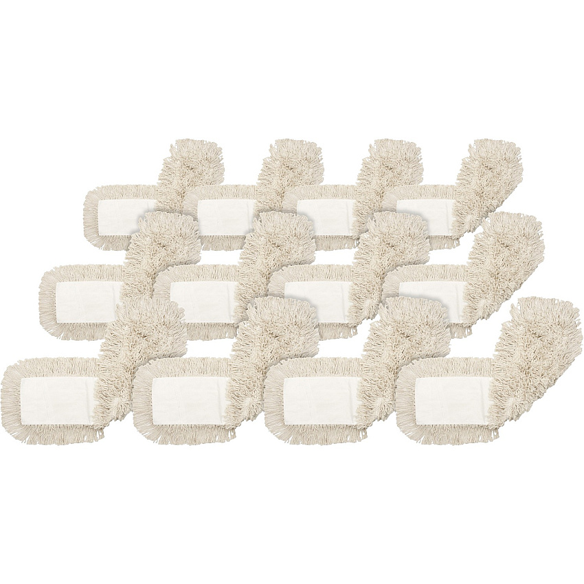 Genuine Joe Disposable Dust Mop Refill 5" Width x 48" Length - Cotton - 12 / Carton (GJO48503CT)