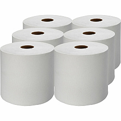 Genuine Joe Hardwound Roll Paper Towels 7.87" Width x 1000 ft Length - 2" Core - White - 6 / Carton (GJO22900) Genuine Joe Hardwound Roll Paper Towels 7.87" Width x 1000 ft Length - 2" Core - White - 6 / Carton (GJO22900)