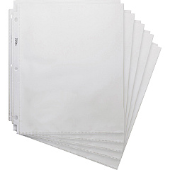 Business Source Heavyweight Sheet Protectors 3.3 mil Thickness - For Letter 8 1/2" x 11" Sheet - 3 x Holes - Clear - Polypropylene - 200 / Box (BSN74552)