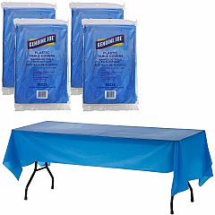 Genuine Joe Plastic Rectangular Table Covers 108" Length x 54" Width - Plastic - Blue - 6/Pack - 4 / Carton (GJO10325CT) Genuine Joe Plastic Rectangular Table Covers 108" Length x 54" Width - Plastic - Blue - 6/Pack - 4 / Carton (GJO10325CT)