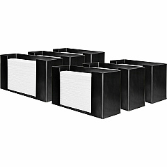 Genuine Joe Folded Paper Towel Dispenser C Fold, Multifold Dispenser - 6.8" Height x 11.5" Width x 4.1" Depth - Acrylic - Black - Wall Mountable - 9 / Carton (GJO11524CT) Genuine Joe Folded Paper Towel Dispenser C Fold, Multifold Dispenser - 6.8" Height x 11.5" Width x 4.1" Depth - Acrylic - Black - Wall Mountable - 9 / Carton (GJO11524CT)
