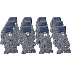 Genuine Joe 5" Headband Earth Mop Refill Polyester Fiber - 12 / Carton (GJO20124CT)