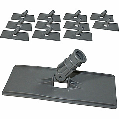 Genuine Joe Cleaning Pad Holder Gray - 12 / Carton (GJO27000CT)