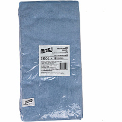 Genuine Joe General Purpose Microfiber Cloth For General Purpose - 16" Length x 16" Width - Recommended For: Dust Remover, Dirt Remover - Blue - 12/Bag - 15 / Carton (GJO39506CT)