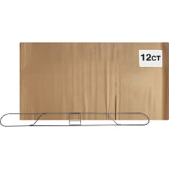 Genuine Joe Clip-on Long Dust Mop Frame Rust Resistant, Clip, Galvanized - Metallic - 12 / Carton (GJO48266CT)