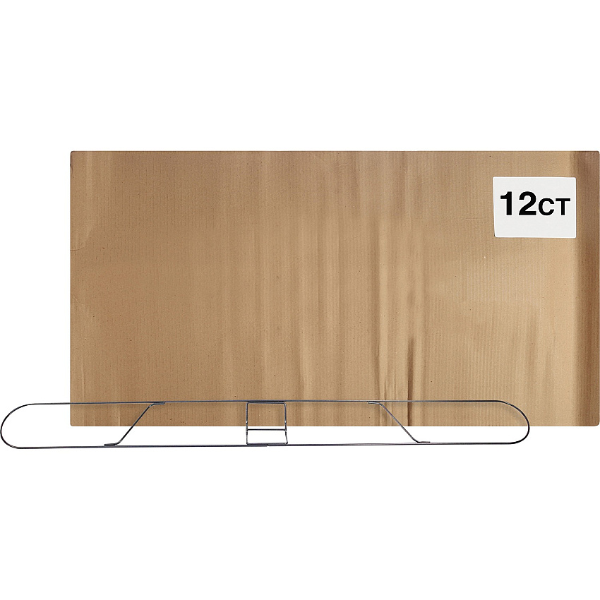 Genuine Joe Clip-on Long Dust Mop Frame Rust Resistant, Clip, Galvanized - Metallic - 12 / Carton (GJO48266CT)