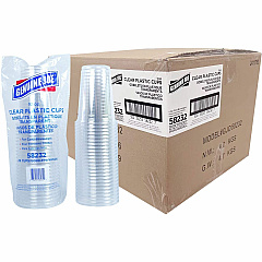 Genuine Joe 10 oz Clear Plastic Cups 10 fl oz - Clear - Plastic - Cold Drink, Beverage - 25/Pack - 20 / Carton (GJO58232CT)
