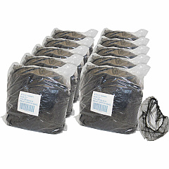 Genuine Joe Black Nylon Hair Net Recommended for: Food Handling, Food Processing - Large - 21" Stretched Diameter - Contaminant Protection - Nylon - Black - Lightweight, Comfortable, Durable, Tear Resistant - 100/Pack - 10 / Carton (GJO85135CT)