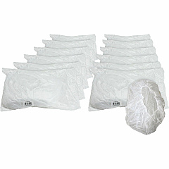 Genuine Joe Nonwoven Bouffant Cap Recommended for: Hospital, Laboratory - Large - 21" Stretched Diameter - Contaminant Protection - Polypropylene - White - Lightweight, Comfortable, Elastic Headband - 100/Pack - 10 / Carton (GJO85140CT)