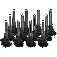 Genuine Joe Retractable Feather Duster Plastic Handle - Brown - 12 / Carton (GJO90218CT)