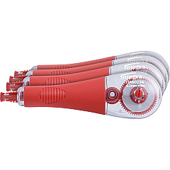 Integra Pen-style Retractable Correction Tape 0.25" Tape Width x 19.67 ft Tape Length - White Tape - Pen Style Transparent Dispenser - Retractable, Non-refillable - Transparent - 4 / Pack (60234) Integra Pen-style Retractable Correction Tape 0.25" Tape Width x 19.67 ft Tape Length - White Tape - Pen Style Transparent Dispenser - Retractable, Non-refillable - Transparent - 4 / Pack (60234)