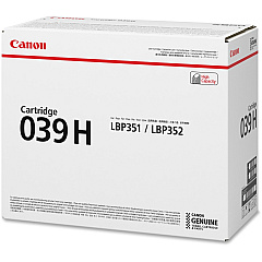 Canon 039H Black Toner Cartridge Canon 039H Black Toner Cartridge