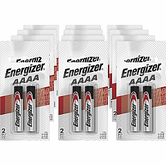 Energizer AAAA Battery 2-Packs For Multipurpose - AAAA - 2/Pack - 12 / Carton (E96BP2CT)