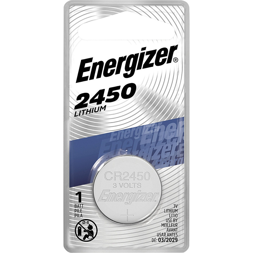 Energizer 2450 Lithium Coin Battery Boxes of 6 For Multipurpose - CR2450 - 3 V DC - 12 / Carton (ECR2450BPCT)