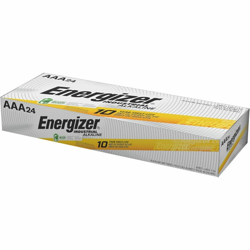 Energizer Industrial Alkaline AAA Battery Boxes of 24 For Multipurpose - AAA - 1.5 V DC - 24/Box - 6 / Carton (EN92CT)