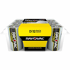 Rayovac Ultra Pro Alkaline D Battery 12-Packs For Multipurpose - D - 1.5 V DC - 12/Pack - 8 / Carton (ALD12PPJCT) Rayovac Ultra Pro Alkaline D Battery 12-Packs For Multipurpose - D - 1.5 V DC - 12/Pack - 8 / Carton (ALD12PPJCT)