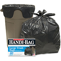 Berry Handi-Bag Wastebasket Bags Medium Size - 30 gal Capacity - 36" Length x 29" Width x 0.70 mil (18 Micron) Thickness - Black - Hexene Resin - Home, Office - 60/Box - 6 / Carton (HAB6FT60CT) Berry Handi-Bag Wastebasket Bags Medium Size - 30 gal Capacity - 36" Length x 29" Width x 0.70 mil (18 Micron) Thickness - Black - Hexene Resin - Home, Office - 60/Box - 6 / Carton (HAB6FT60CT)