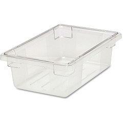 Rubbermaid Commercial 3-1/2 Gallon Clear Food/Tote Box Dishwasher Safe - Clear - Polycarbonate Body - 6 / Carton (330900CLRCT) Rubbermaid Commercial 3-1/2 Gallon Clear Food/Tote Box Dishwasher Safe - Clear - Polycarbonate Body - 6 / Carton (330900CLRCT)