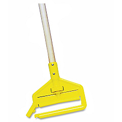 Rubbermaid Commercial 60" Invader Wet Mop Handle 60" Length - Yellow - Hardwood - 12 / Carton (H116000000CT)