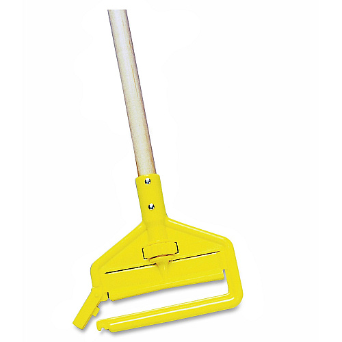 Rubbermaid Commercial 60" Invader Wet Mop Handle 60" Length - Yellow - Hardwood - 12 / Carton (H116000000CT)