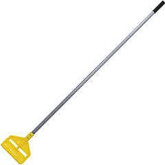 Rubbermaid Commercial Invader Wet Mop Fiberglass Handle 60" Length - Gray - Fiberglass - 12 / Carton (H14600GYCT)