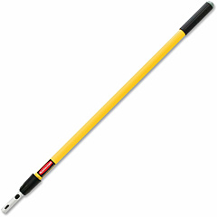 Rubbermaid Commercial Hygen Quick Connect Handle 72" Length - Yellow - Aluminum - 6 / Carton (Q75500YL00CT)