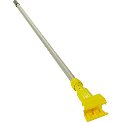 Rubbermaid Commercial Gripper 60" Vinyl/Aluminum Wet Mop Handle 60" Length - Yellow - Vinyl, Aluminum, Plastic - 12 / Carton (H236000000CT)