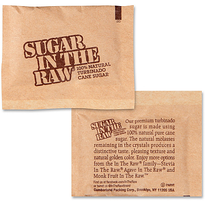 Sugar In The Raw Turbinado Cane Sugar Natural Sweetener - 400 / Carton (50390)
