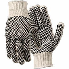 MCR Safety Poly/Cotton Large Work Gloves Dirt, Debris Protection - Large Size - For Right/Left Hand - White - Elastic Wrist, Knit Wrist - 12 / Dozen (9660LM) MCR Safety Poly/Cotton Large Work Gloves Dirt, Debris Protection - Large Size - For Right/Left Hand - White - Elastic Wrist, Knit Wrist - 12 / Dozen (9660LM)
