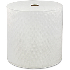 LoCor Hardwound 1-Ply Paper Towels, 850' Per Roll, Pack Of 6 Rolls 1 Ply - 7" Width x 850 ft Length - White - 6 Rolls Per Carton - 6 / Carton (46898)