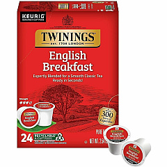 Twinings of London English Breakfast Black Tea K-Cup 24 / Box (08755)