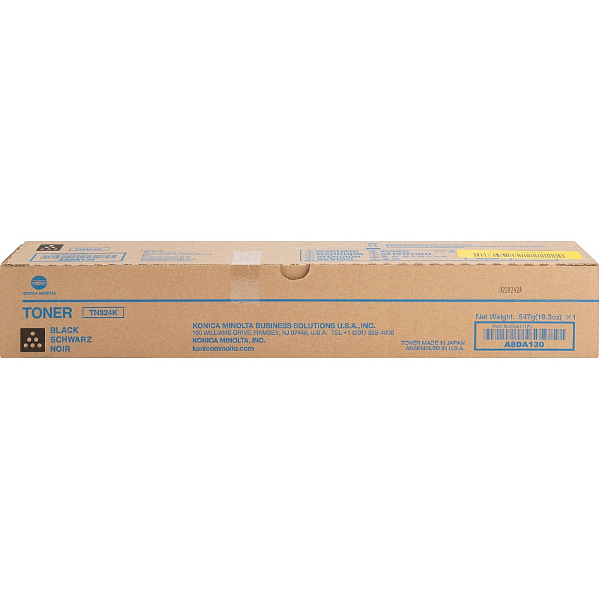 Konica Minolta TN324K Black Toner Cartridge
