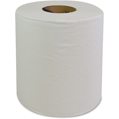 GCN Center Pull Dispenser Paper Towels 2 Ply - 6" Width x 300 ft Length - 360 Sheets/Roll - 2 45/64" Core - White - 360/Pack - 6 / Carton (87000)
