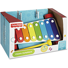 Fisher-Price Classic Xylophone Fun, Music - Creativity, Sensory, Fine Motor, Eye-hand Coordination Skill Learning - Infant - 1 Each (CMY09)