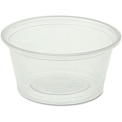 Genuine Joe 2 oz Portion Cups 2 fl oz - Clear - Polystyrene - Beverage, Sauce - 50/Bag - 50 / Carton (GJO19062)